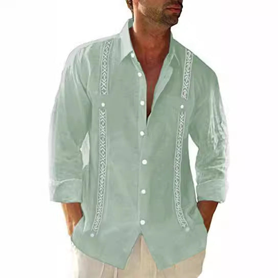 Chemise Homme imprimé 3D à manches courtes