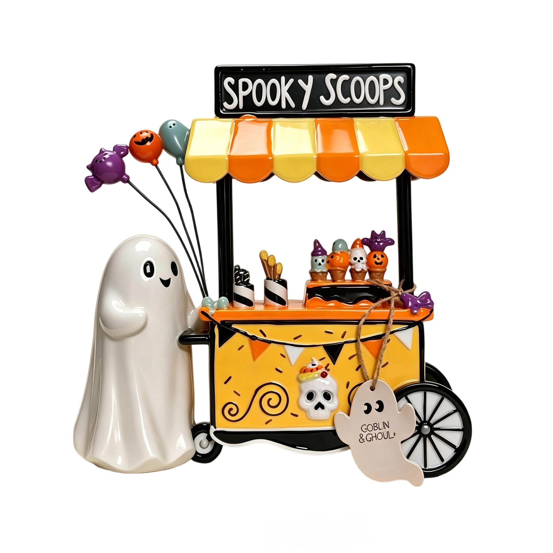 Candy Bowl Ghost Décoration de table d'Halloween