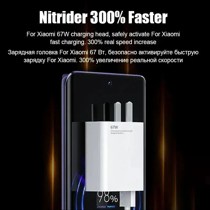 Chargeur USB à charge rapide 67W GaN