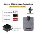 MUXMA 5 carte Carte en toile Mini étui de téléphone