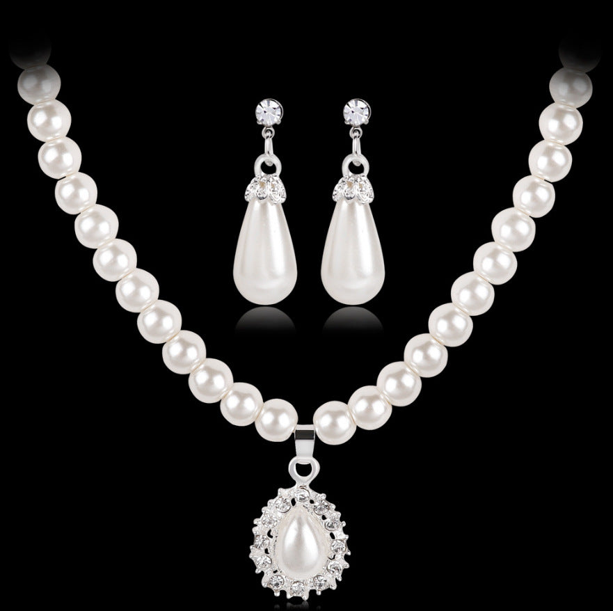 Ensemble collier perle