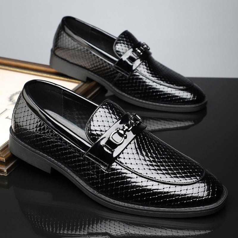 Minimalist British Style Hommes Chaussures en cuir d'affaires