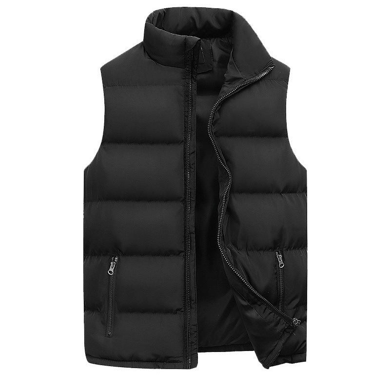Vêtements en coton rembourrés Veste casual chaud Coton rembourré Veste en coton sans manches Ve