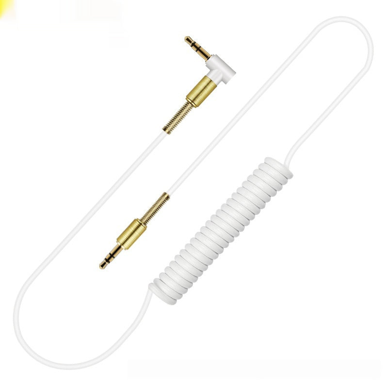 35mm Spring Elbow 35 Câble audio de voiture rétractable pour homme