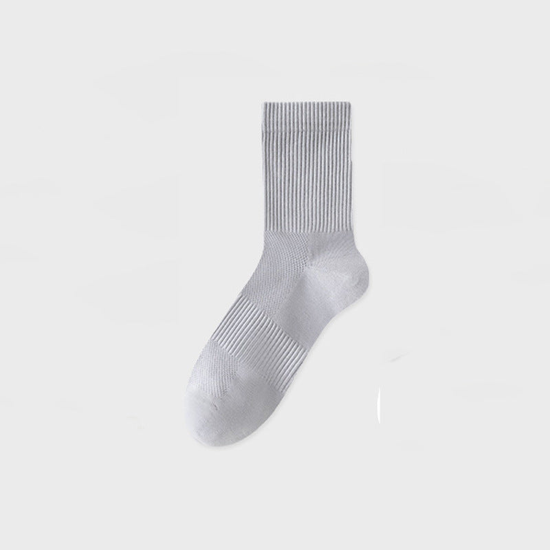 Chaussettes blanches respirantes et minces d'été pour hommes