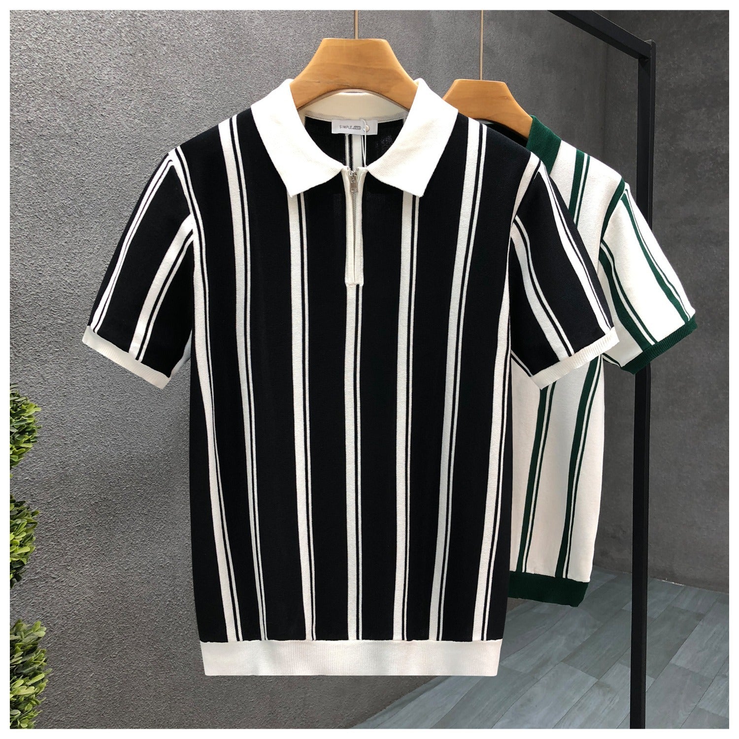 Polo à manches courtes à manches courtes pour hommes