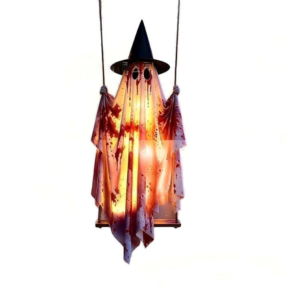 Bloody Witch Swing Ghost mignon Glowing Ghost ornement suspendu