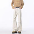 Bouton-voler Side-zip Jeans pour hommes