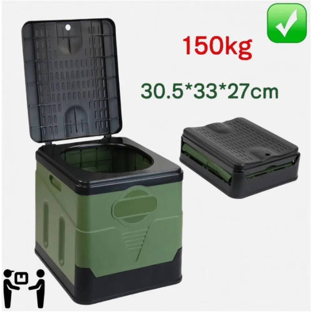20L Camping Toilettes Extérieur Toilettes Portables Camping Toilettes pliables Toilettes sèches