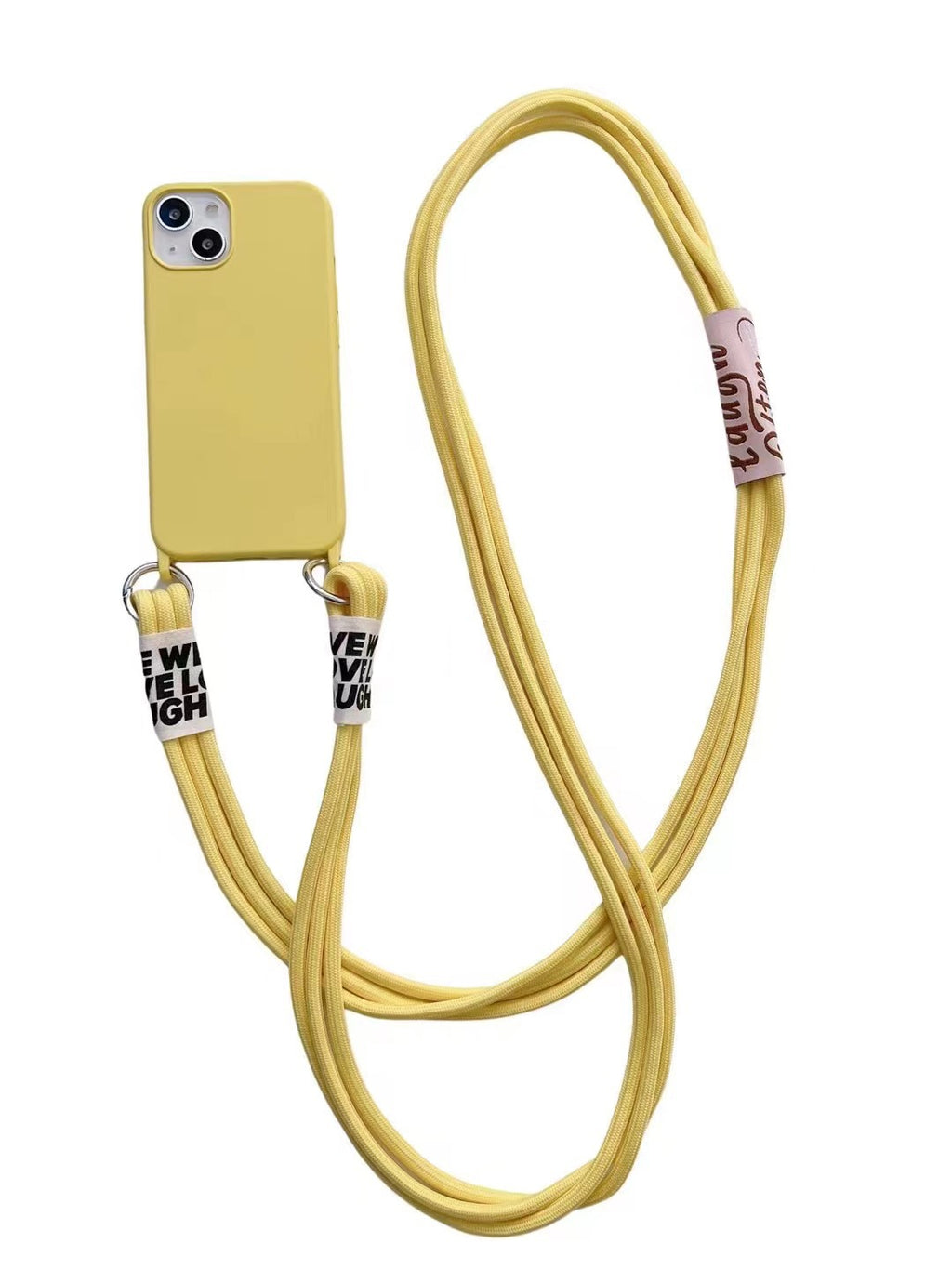 Boîtier de téléphone en silicone liquide à longue bande diagonale
