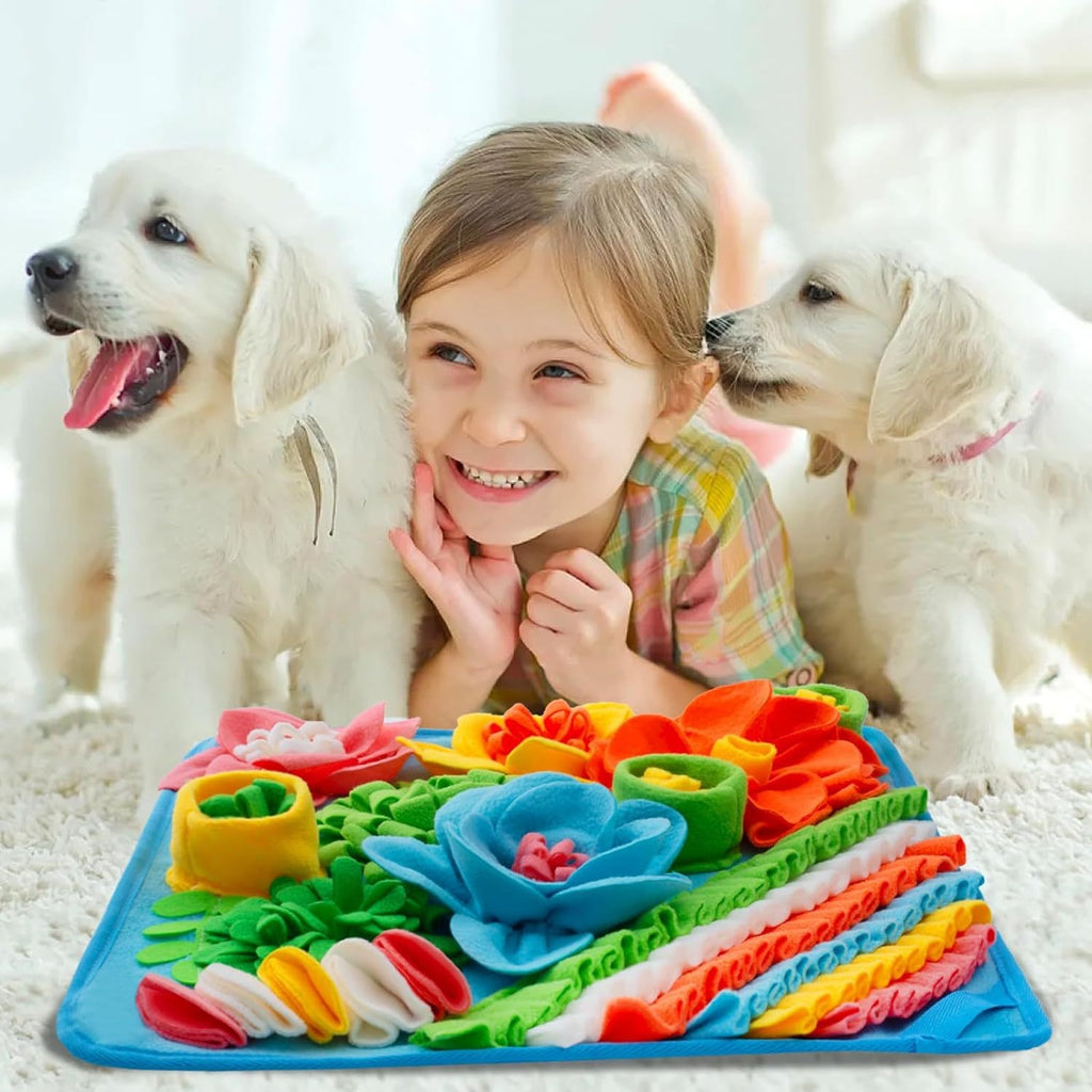 Animal chien à alimentation lente Sniffing Cat Nourriture Blanket Scent Training Mat Toy