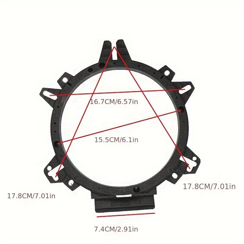 6.5 Adaptateur de haut-parleur universel OEM pour 6.5 Haut-parleurs - Plaques de montage pour haut-parleurs de voiture