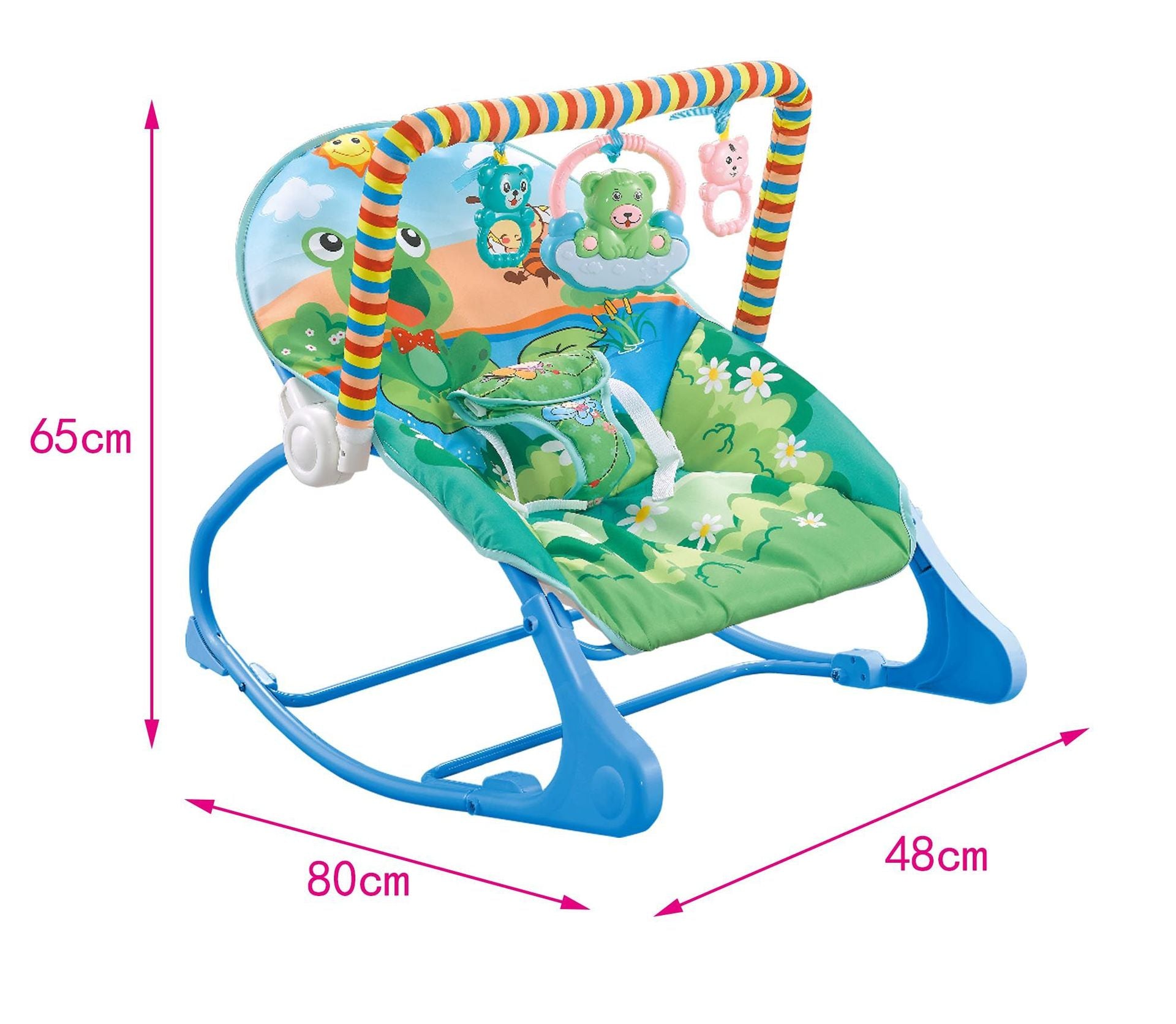 Baby Rocking Chair Baby Rocking Bed Portable pliable Coax avec Mosquito Net