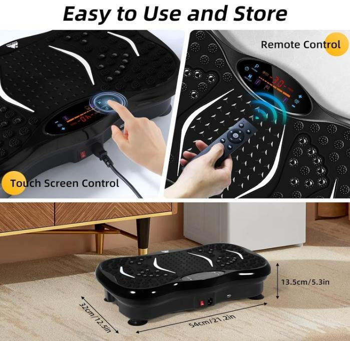 Plaque de vibration de puissance de la machine vibrante plate-forme exercice corps Shaker masseur