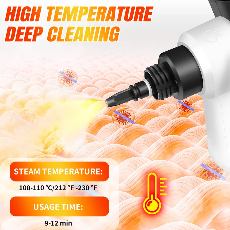 Nettoyeur de vapeur portatif 1000W 400ml pour la maison
