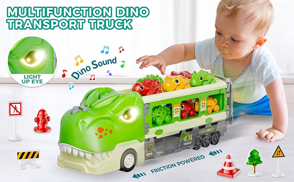 Jouet de piste pour enfants en forme de dinosaure
