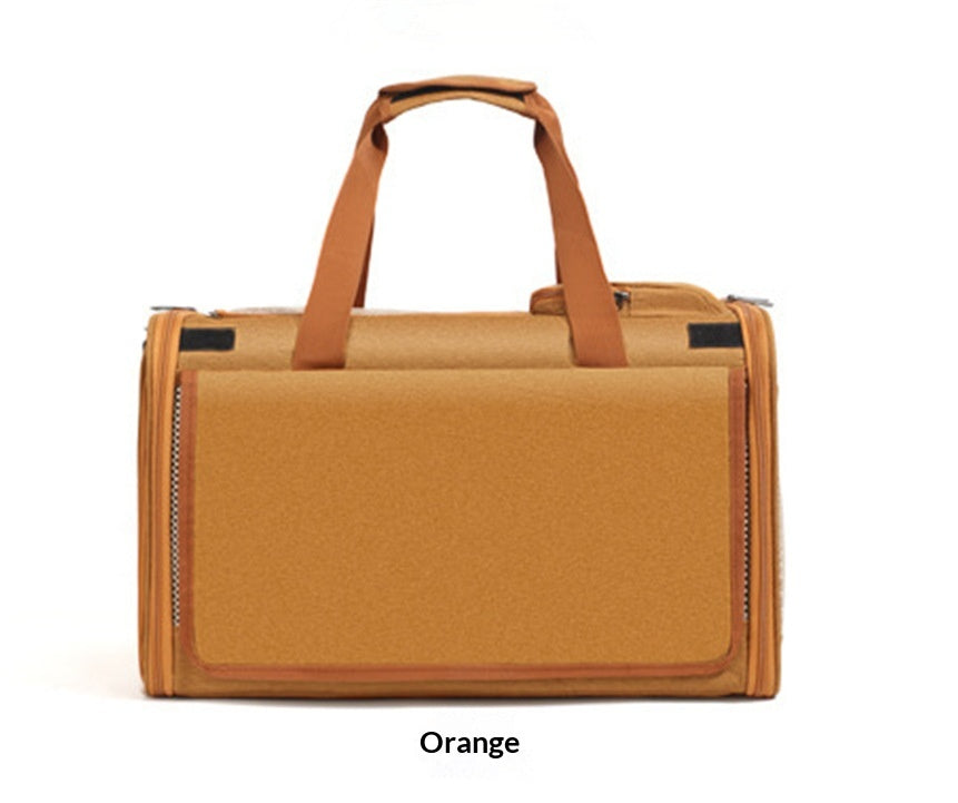 Portable Space-Oxford Cloth Single-Sholder Folding Cat and Dog Carrier