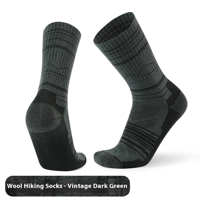 Chaussettes de sport chaudes en laine pour hommes et femmes