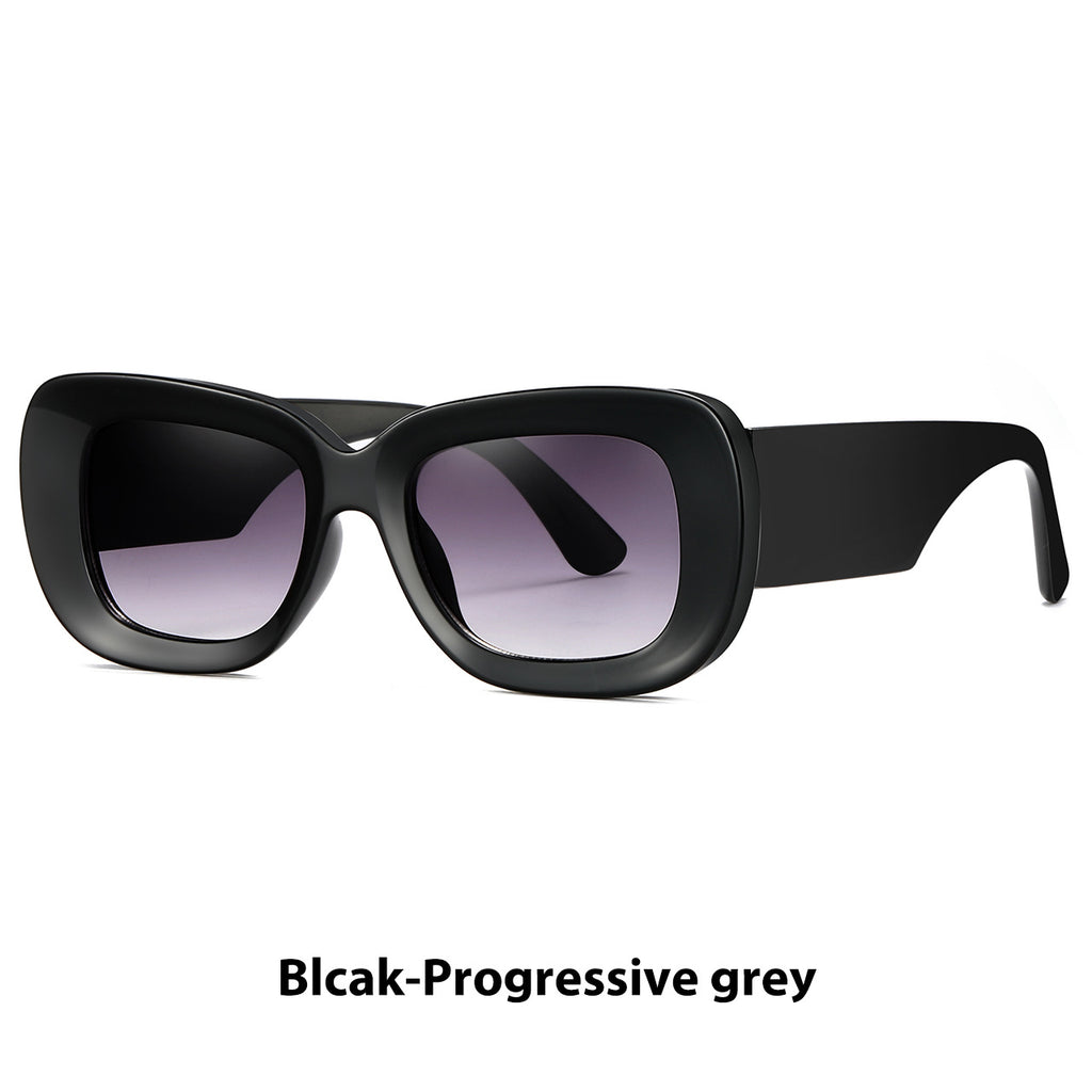 Lunettes de soleil simples Retro Square mode