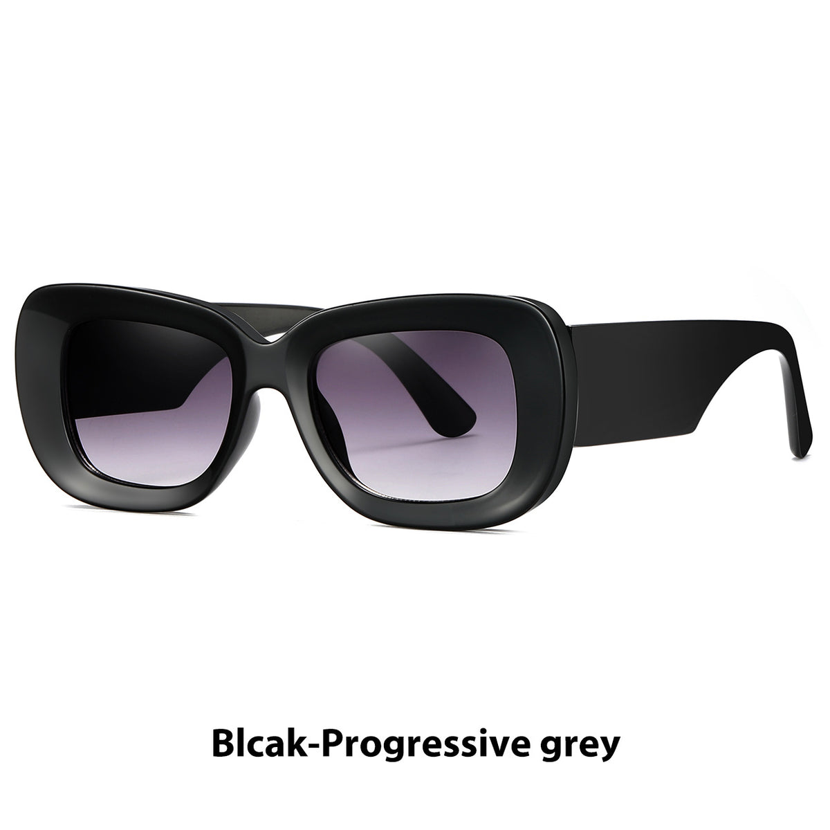 Lunettes de soleil simples Retro Square mode