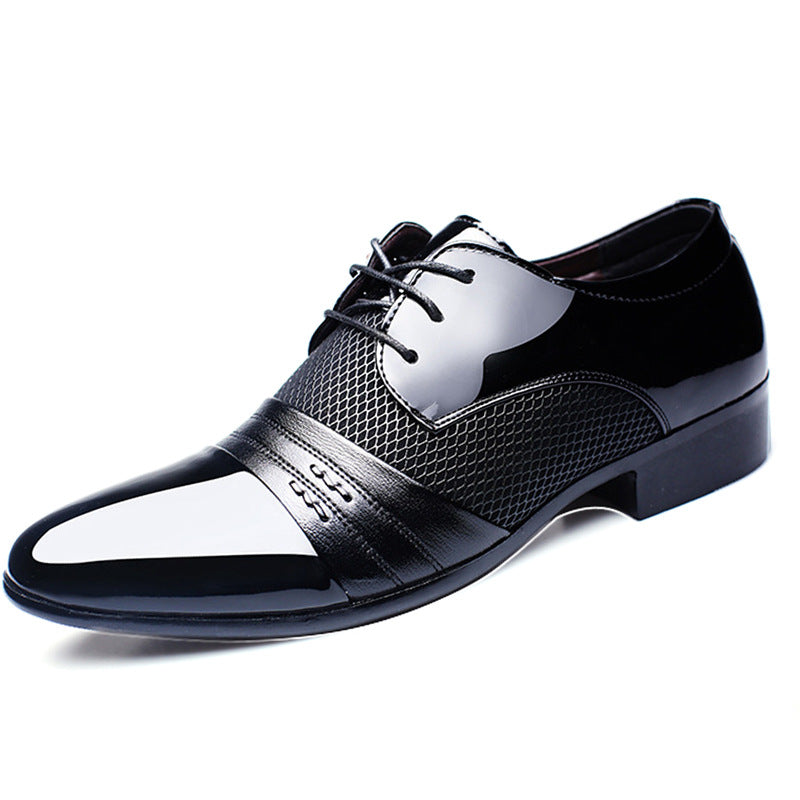 Chaussures en cuir tendance coréen pour hommes