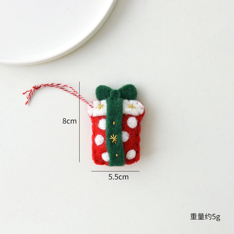 Felt Christmas Stocking Gants Sac Cadeau Ornement suspendu