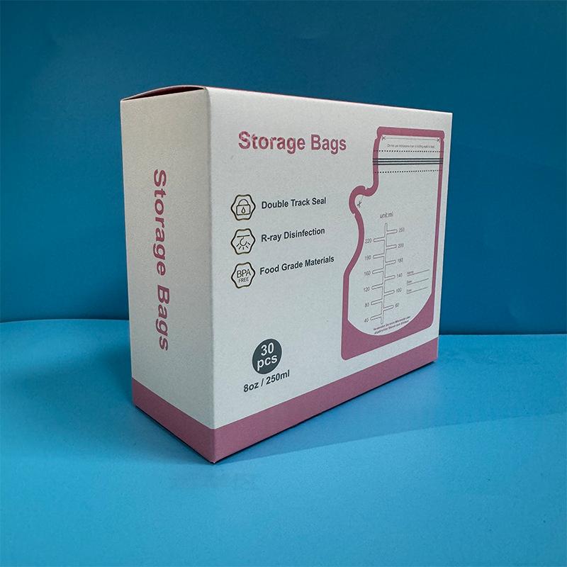 Sacs de stockage de lait maternel en PETPE de qualité alimentaire Matériaux composites certifiés par la FDA et BRC