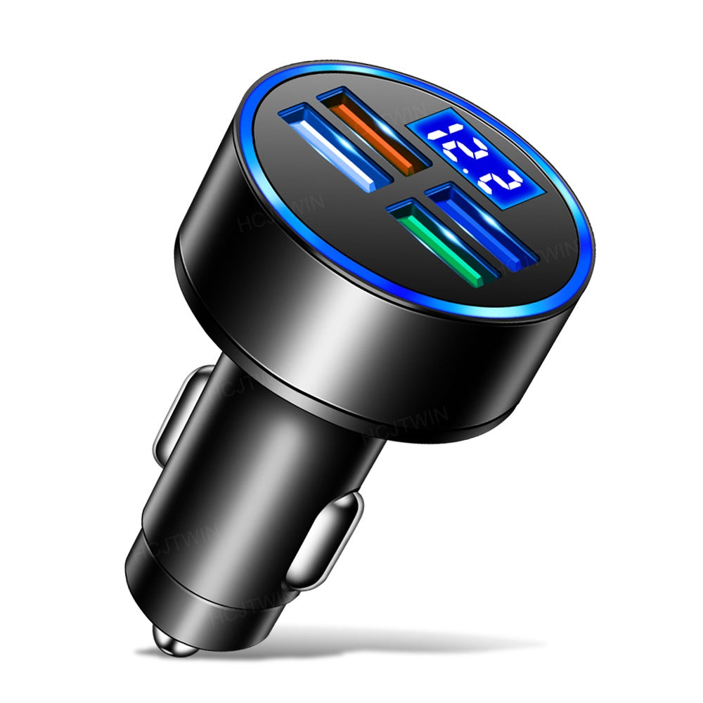 Chargeur de voiture multiports de un à quatre