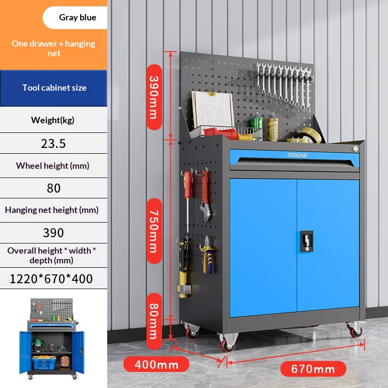 Industrie de la réparation de matériel Coffret à outils mobiles robustes avec tiroirs