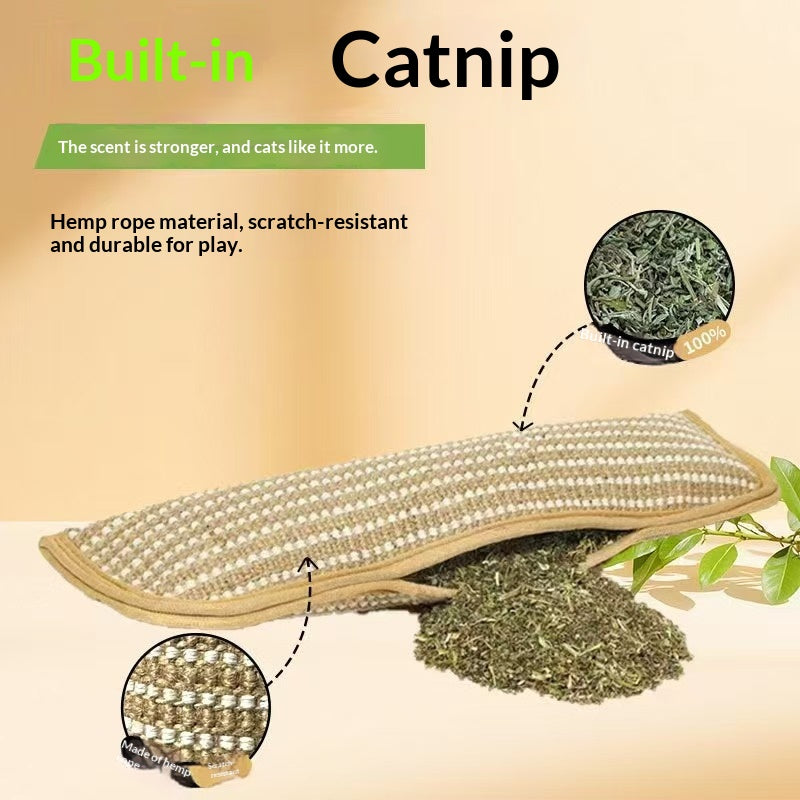 Catnip Toy Scratching Post Pillow