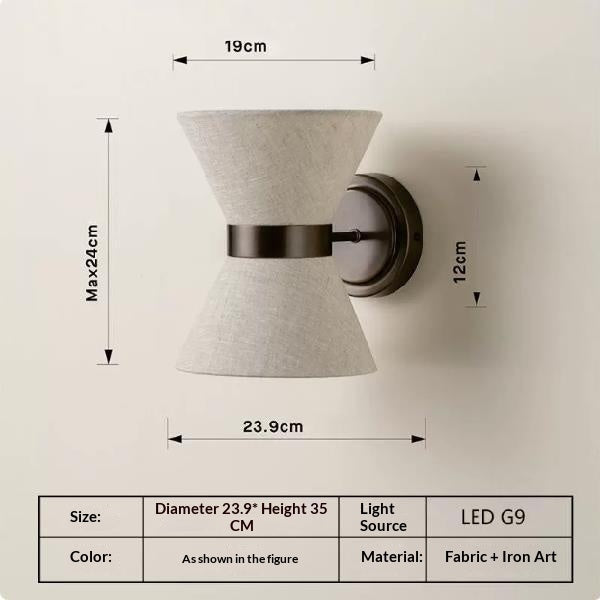 Lampe murale simple pour la chambre et le salon
