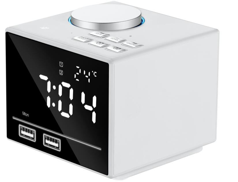 Haut-parleur Bluetooth réveil coloré Radio Smart Température