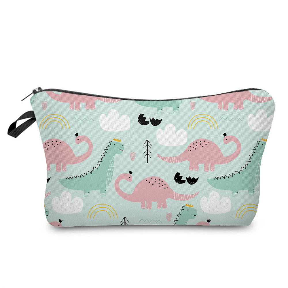 Cartoon Dinosaur Imprimer Sac de maquillage