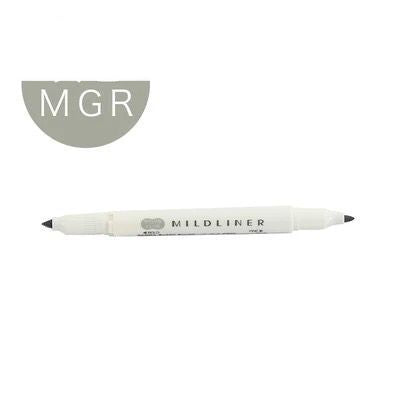 Stylo de marquage de couleur double tête élégant et doux