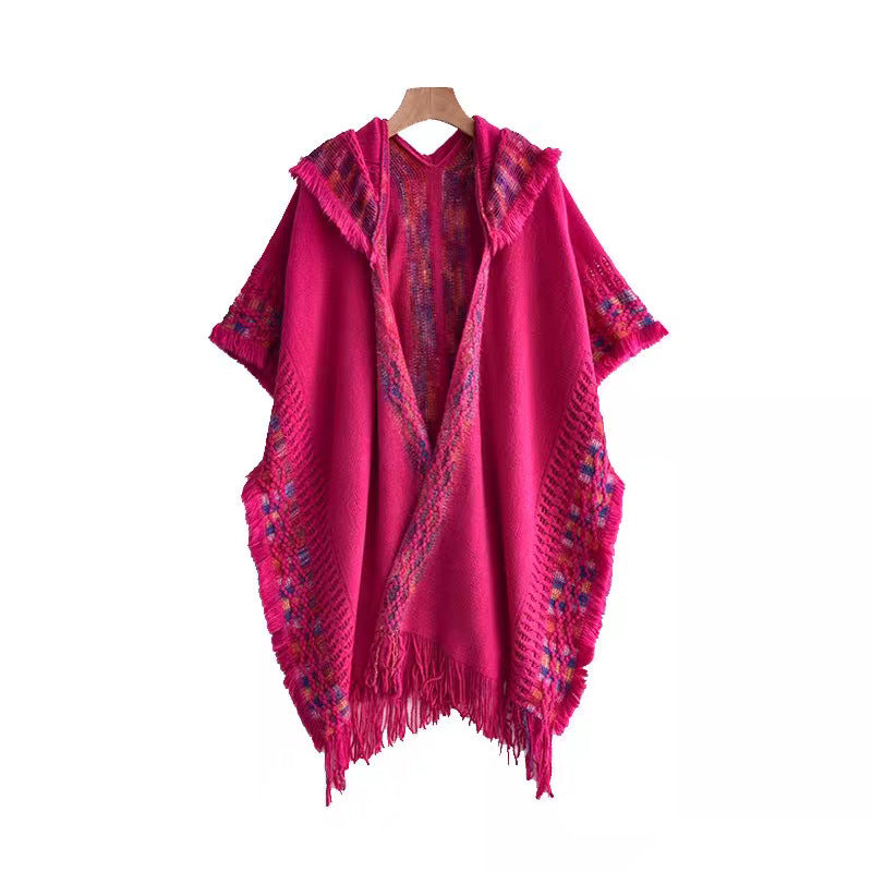 Châle à capuche mode pour les femmes Style ethnique