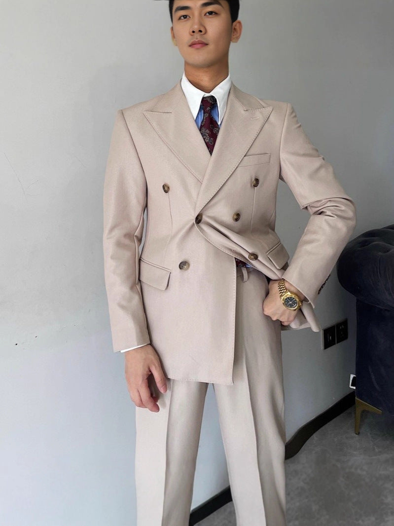 Ensemble à deux pièces pour hommes Slim-Fit à deux brasses