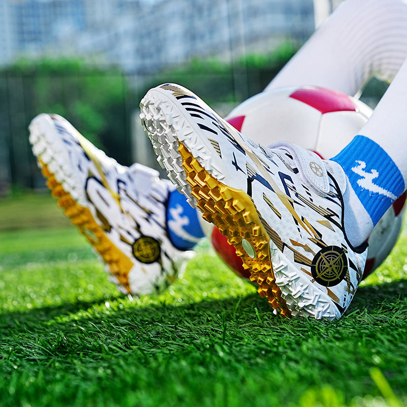 Kids' Velcro Spike Soccer Shoes