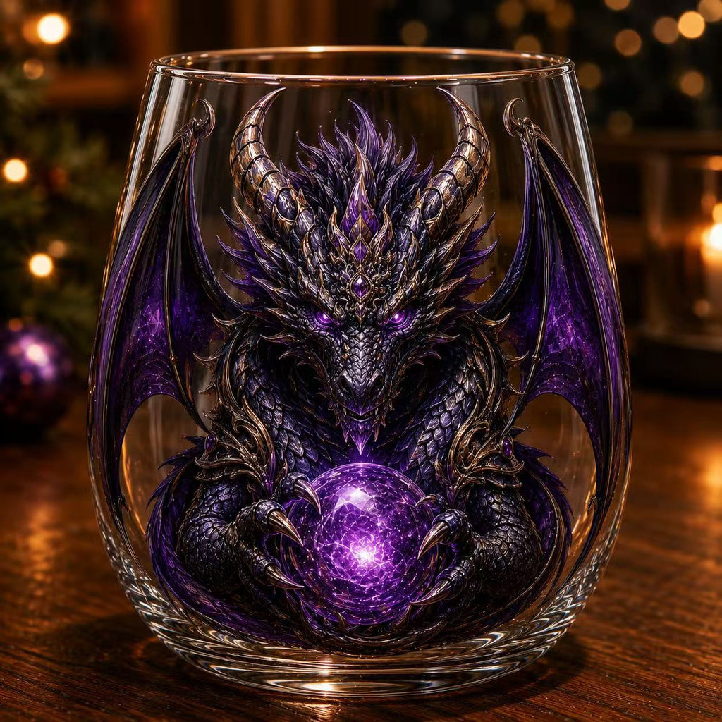 Dragon Spirit Treasure Pearl Illusion-Color Craft Cup