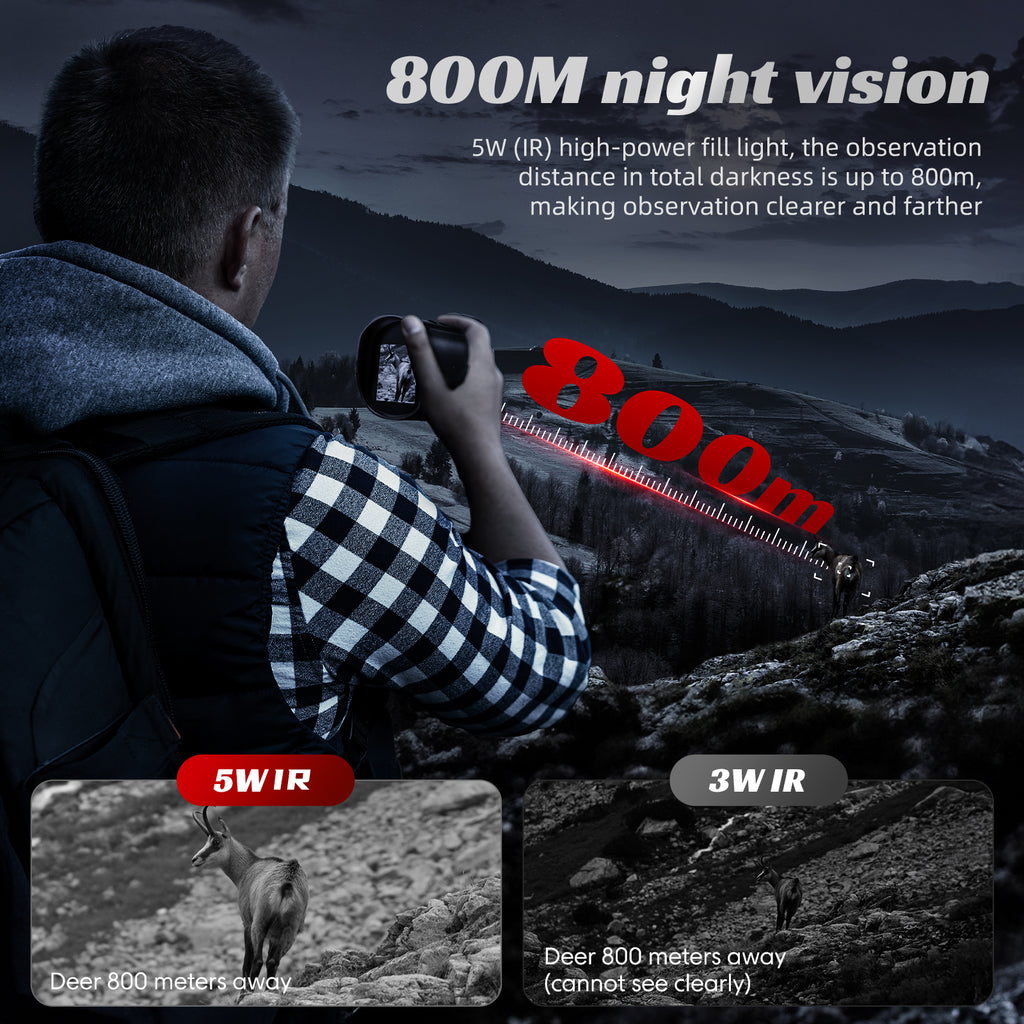 Appareil infrarouge de vision nocturne numérique Inskam329