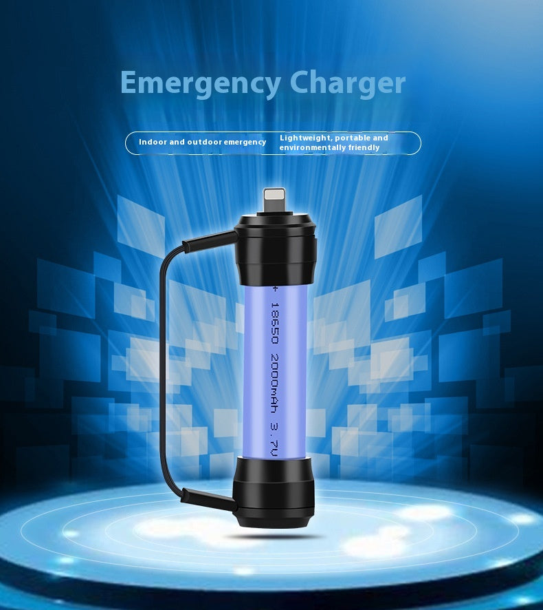 Téléphone portable Chargeur d'urgence Mini Portable Fast Power Bank