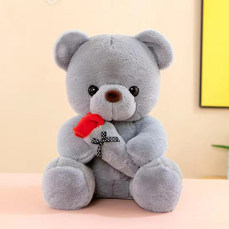 Mignon Rose Petit ours Poupée Huggy Bear Poupée Jouet en peluche pour femmes