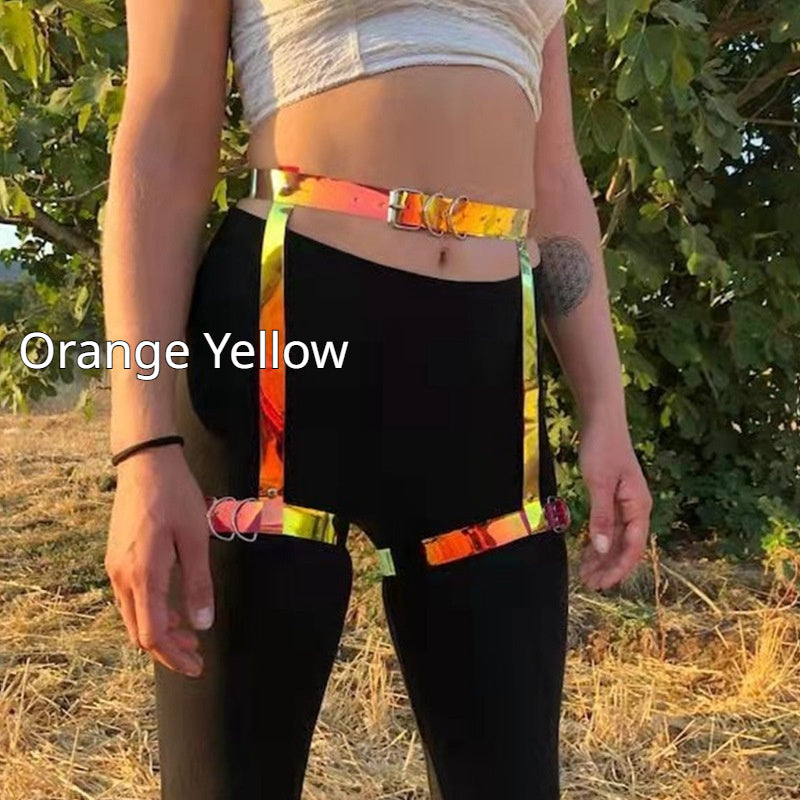 Anneau de jambe et accessoires de ceinture colorés