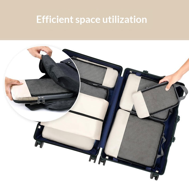 6-Piece Compression Travel Storage Bag Set to Organize Your Gear