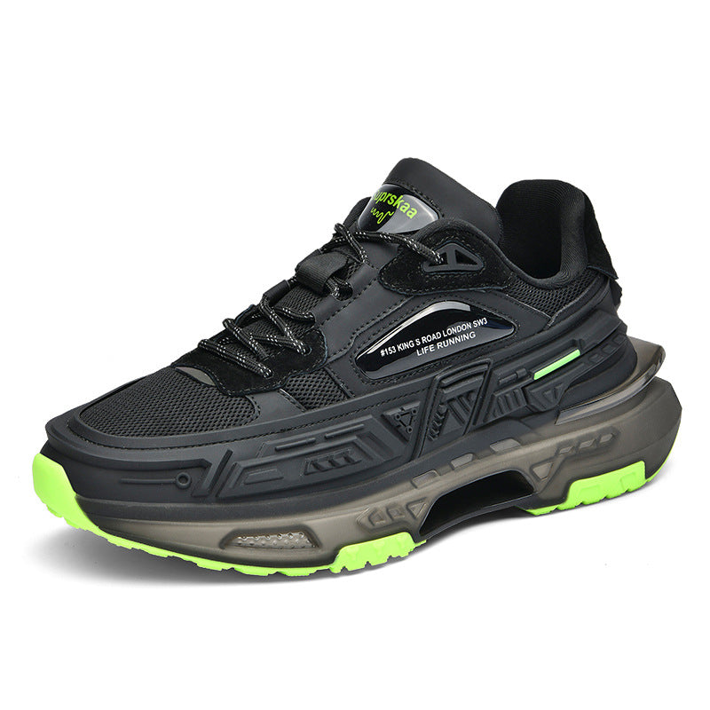 Popcorn Platform Running Sneakers Casual Bas Top Qiankun Roue Mecha Chaussures