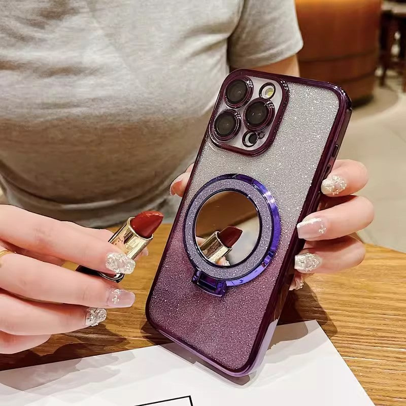 Magnetic Maquillage Miroir boîtier de téléphone