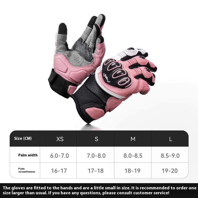 Gants moto fibre de carbone anti goutte