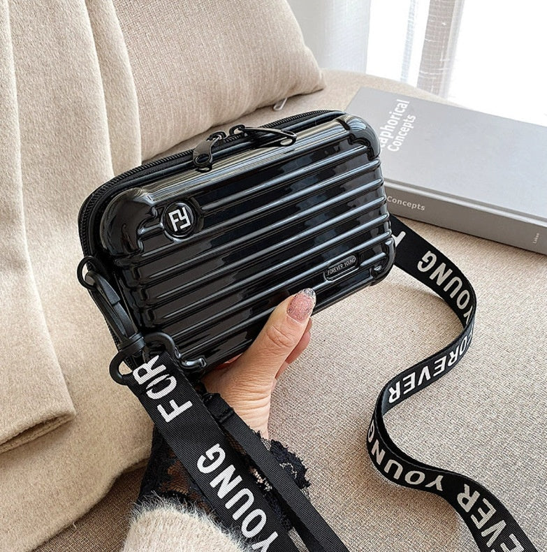 Sac de maquillage transparent de 7 pouces avec haute valeur esthétique