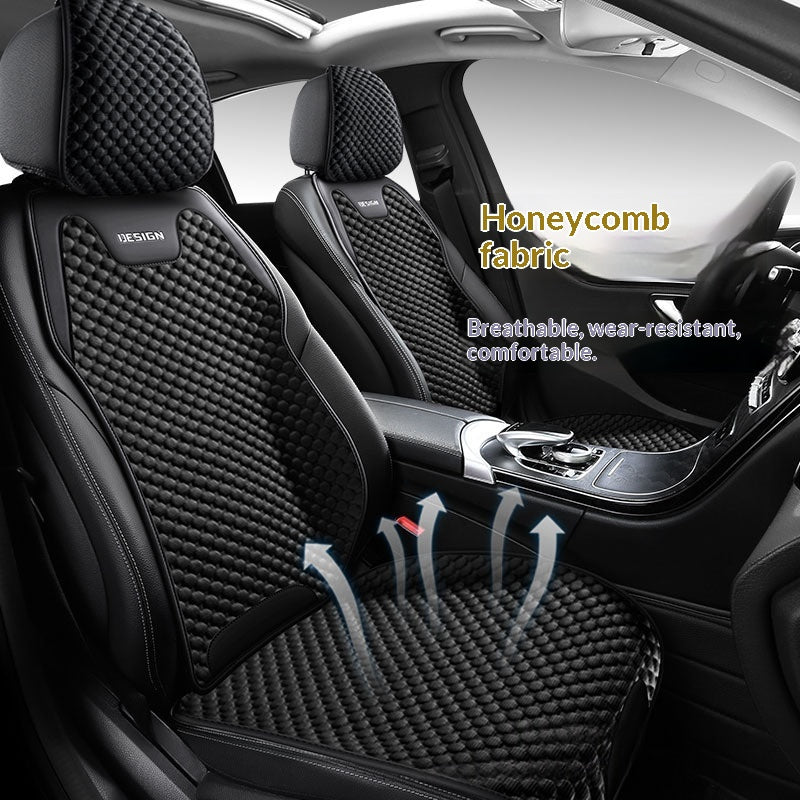 Coussin de siège de voiture respirant en soie glacée