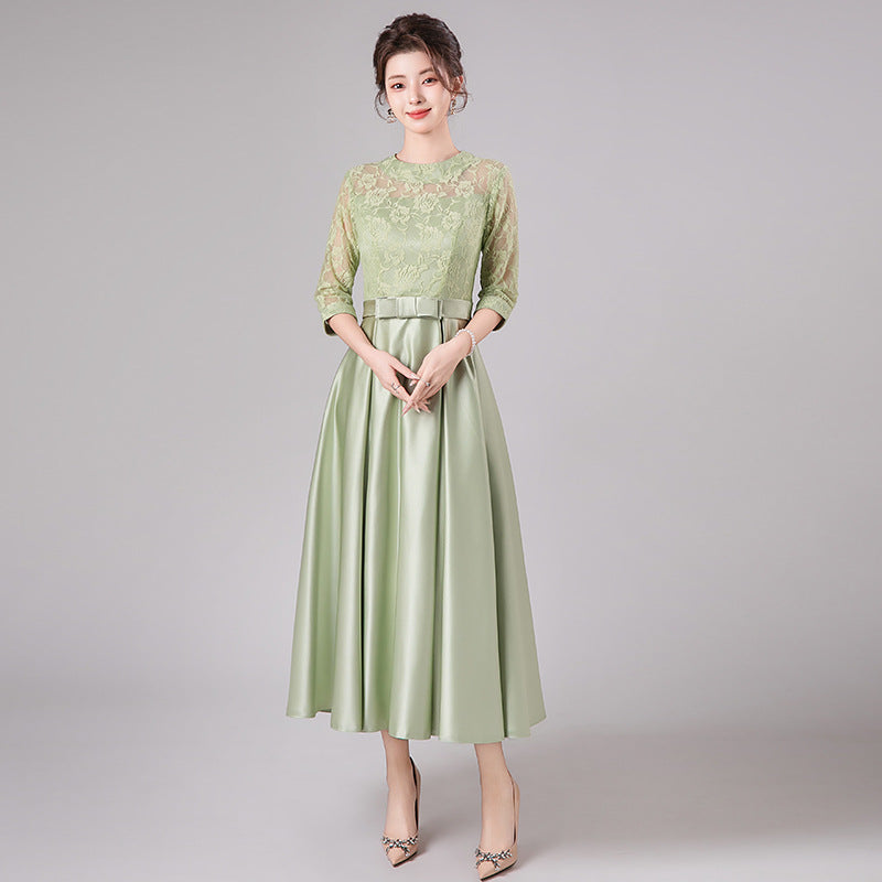 Robe de fête d'anniversaire simple et élégante