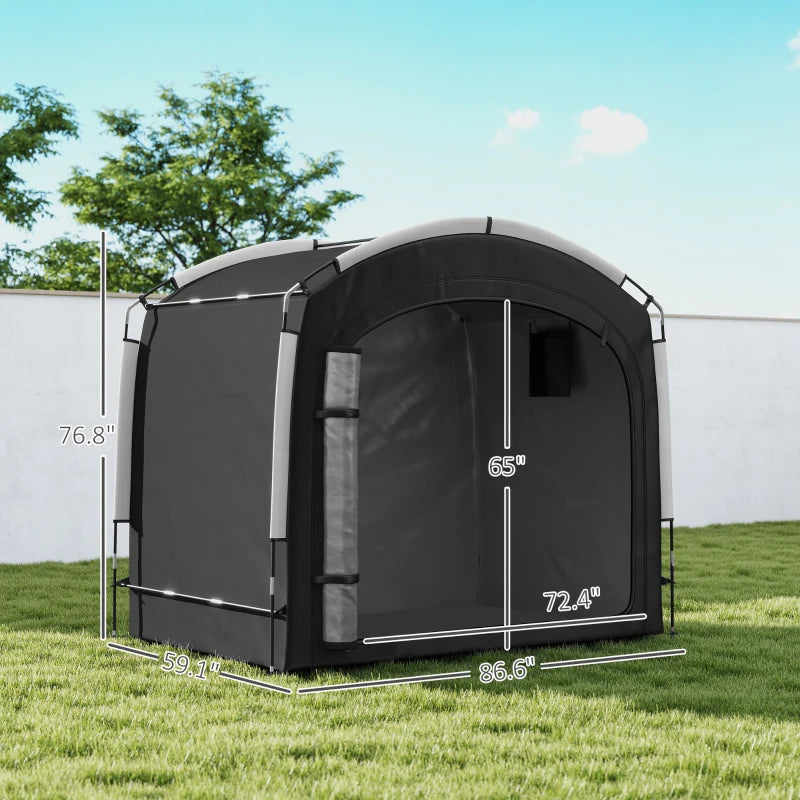 Bicycle storage tent